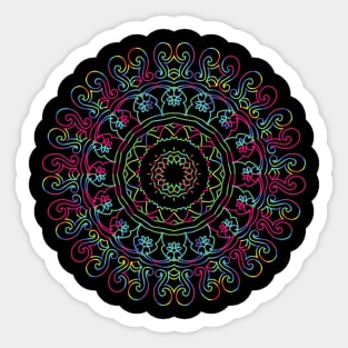 Mandala Rainbow 02515 Sticker
